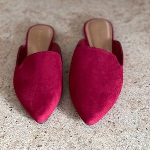 Bamboo Burgundy Mules